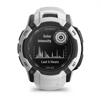 Garmin Instinct 2X Solar 2,79 cm (1,1) MIP 50 mm Digital 176 x 176 Pixel Touchscreen Weiß GPS (Satellit)