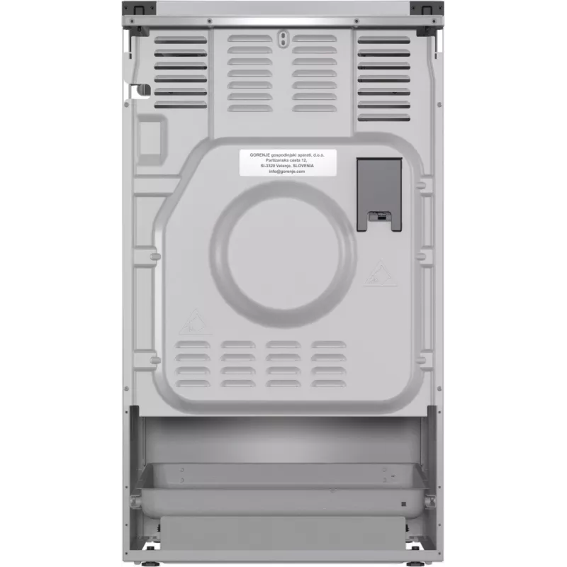 Gorenje GKS5C71XF freistehender Herd mit Backofen Silber
