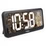 Große Digitaluhr Wandmontage freistehend mit Temperatursensor 37x17cm LCD-Anzeige Netzadapter & batteriebetrieben