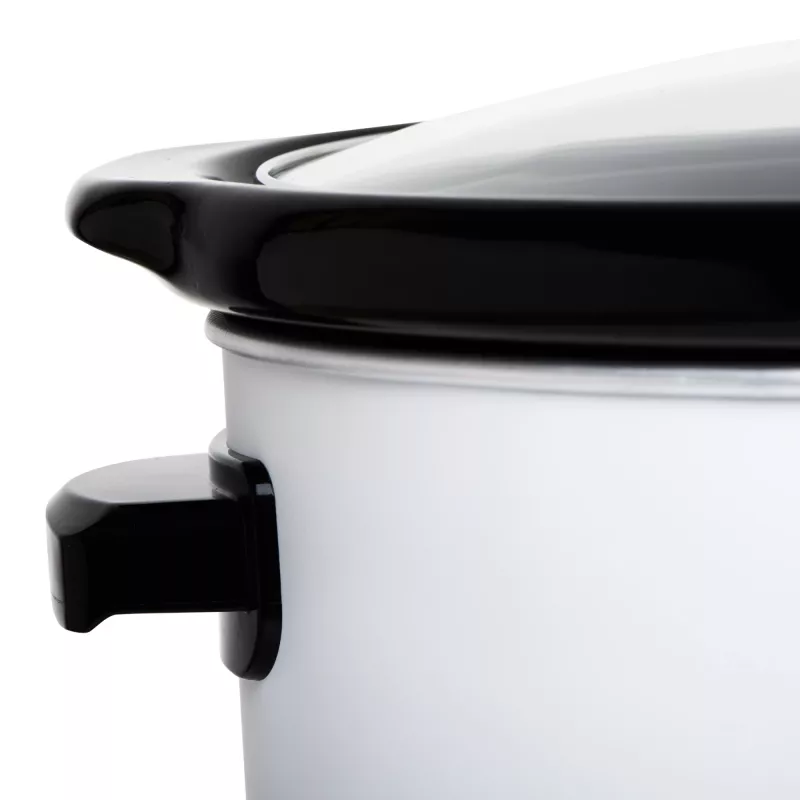 Adler AD 6413r Slow Cooker, 5,8L, Weiß