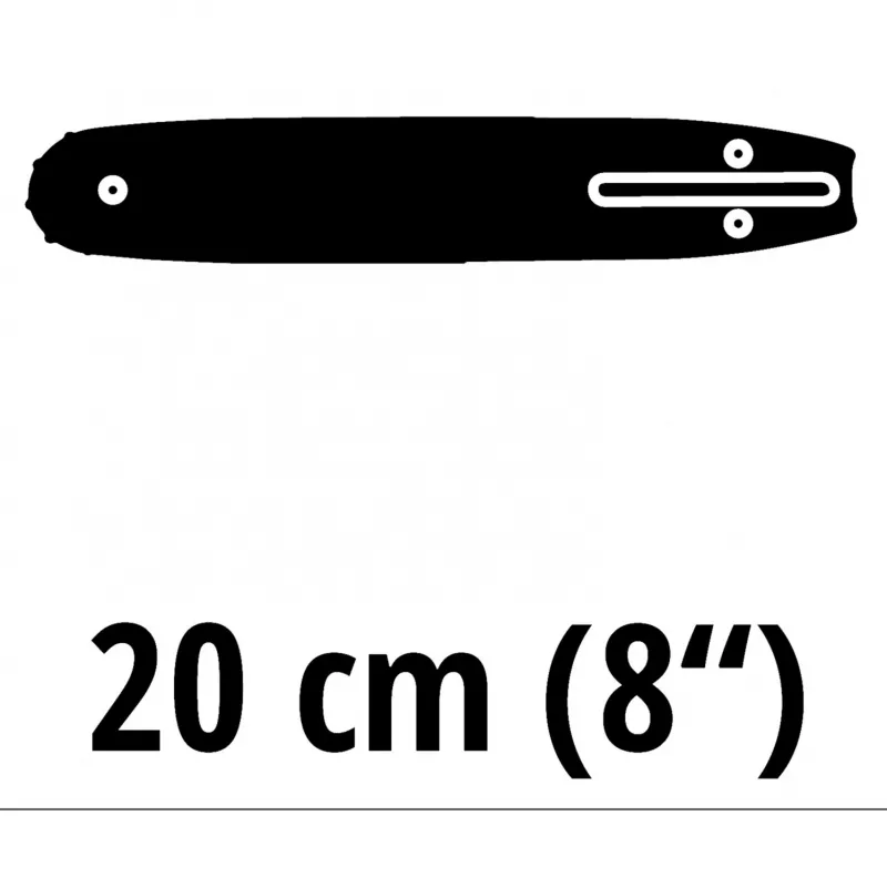 Schwert Einhell 4500194 20 cm Schwarz