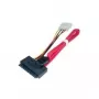 Lindy SATA-Kabel - Kombiniertes Daten- und Stromkabel 0,3 m