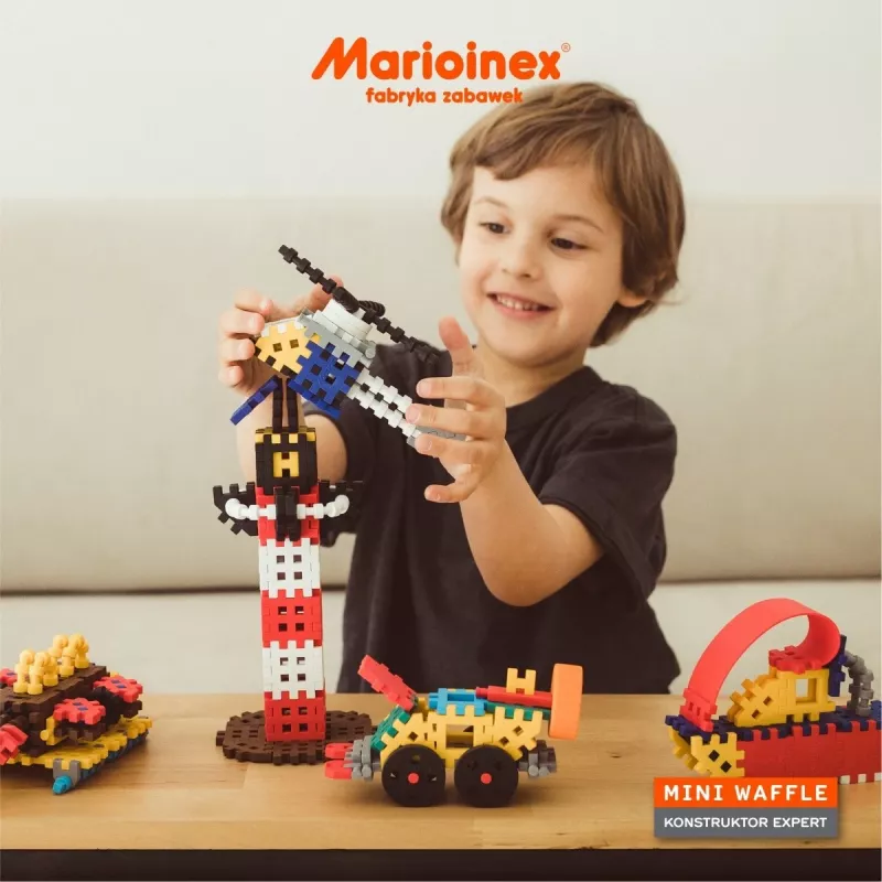 Marioinex Mini Waffle Bausteine Constructor Expert, 501 Teile