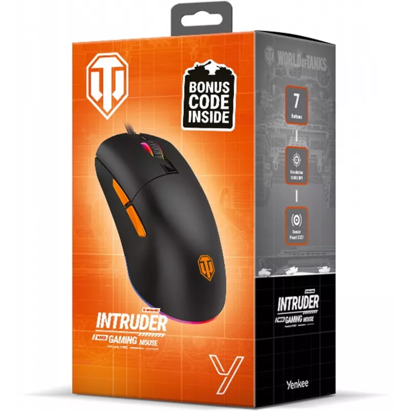 Kabelgebundene Gaming-Maus YENKEE INDRUDER WT200 USB