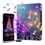 Twinkly Candies LED-Weihnachtsbaumkerzen TWKC100RGB-T 6 m Kerzenform
