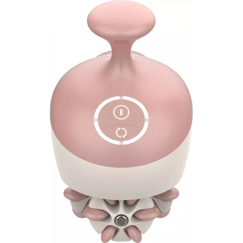 Handrollmassagegerät Medisana AC 950 — kabellos Li‑Ion, 2 Leistungsstufen, ergonomische Griffe, 381 g, roségold/weiß