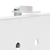 Schreibtisch-Trennwand ergo office ER-301 W – 1116 mm breiter Stahl-Sichtschutz mit Magnettafel, weiß, max. Belastung 10 kg