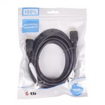 TB V 1.4-HDMI-Kabel vergoldet 3m.