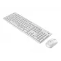 Logitech MK295 Silent - Tastatur-Maus-Set - Kabellos - 2,4 GHz - Italienisch - Cremeweiß
