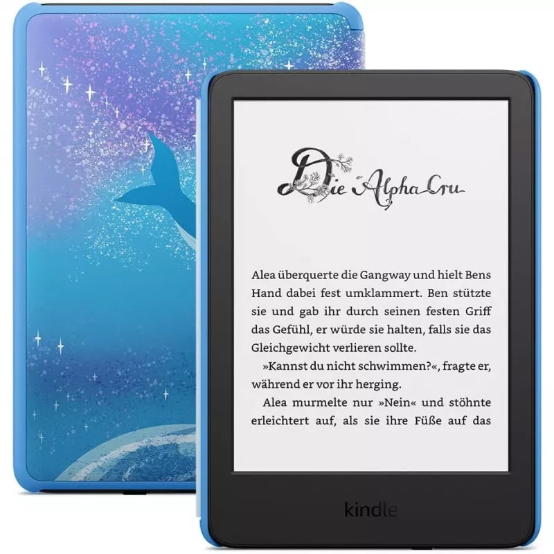 E-Book-Reader Amazon Kindle Kids Touchscreen 16 GB Wi-Fi Schwarz Blau