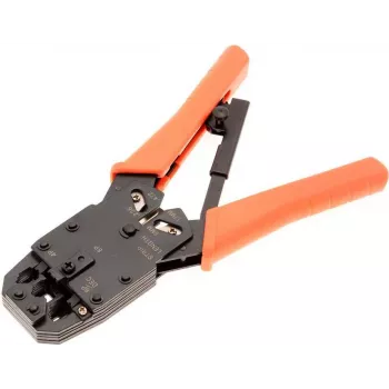 Kabel-Crimpzange S/CONN 73000-MPU Schwarz Orange 1 Stück