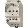Finder Steckdose Grau 7U.00.8.230.0010 mit LED-Anzeige für Schaltschränke REG 60 (7U0082300010)