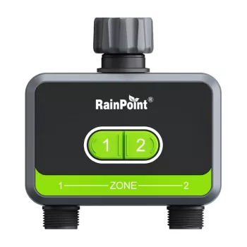 Bewässerungssteuerung RainPoint HTV210B 2-Zonen mit App-Steuerung (Modell HTV210B)