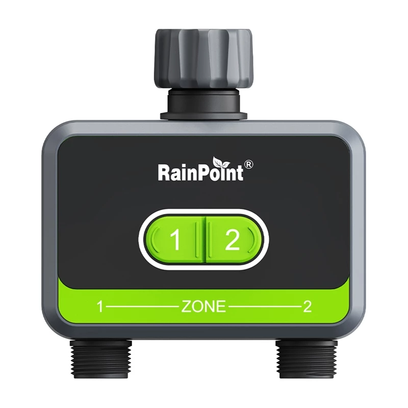 Bewässerungssteuerung RainPoint HTV210B 2-Zonen mit App-Steuerung (Modell HTV210B)