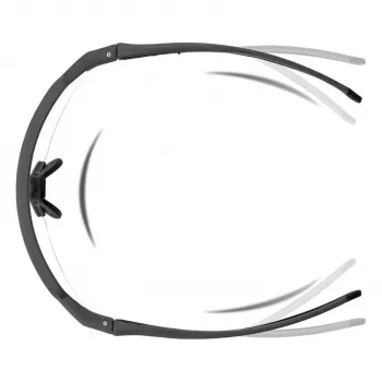 Rockbros 10175 UV400 photochrome Fahrradbrille, schwarz