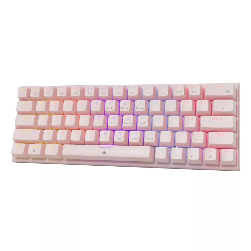 Mechanische Gaming-Tastatur White Shark Wakizashi GK-002421V2 Pink US-Blue-Layout