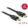 DisplayPort-Kabel DeLOCK 85506 0,5 m Schwarz