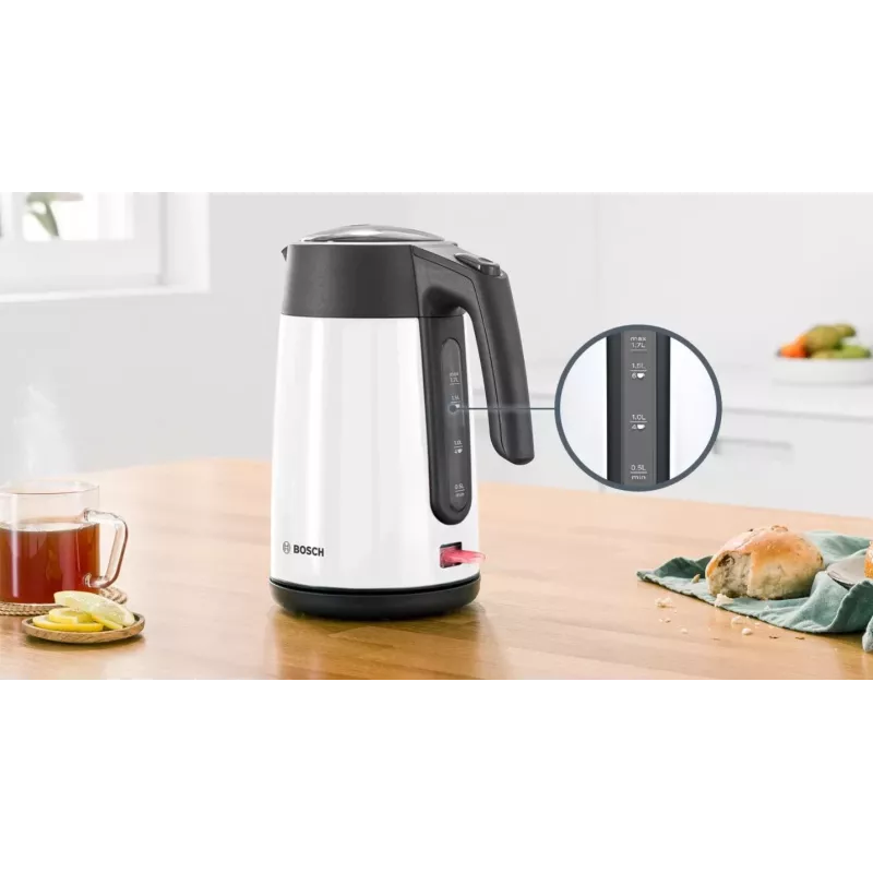 Bosch TWK7L461 Wasserkocher 1,7 L 2400 W Weiß