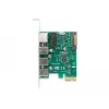 DeLOCK PCI Express x1-Karte 3 x USB 5 Gbit/s Typ-A 1 x Gigabit LAN