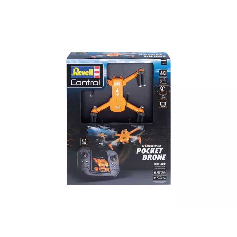 RC-Quadrocopter REVELL Pocket Drone 23810 — 2,4 GHz, 4-Kanal-Fernsteuerung
