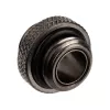 Adapter Alphacool G1/4 AG zu G1/4 AG, metallische Winkelverbindung, schwarz