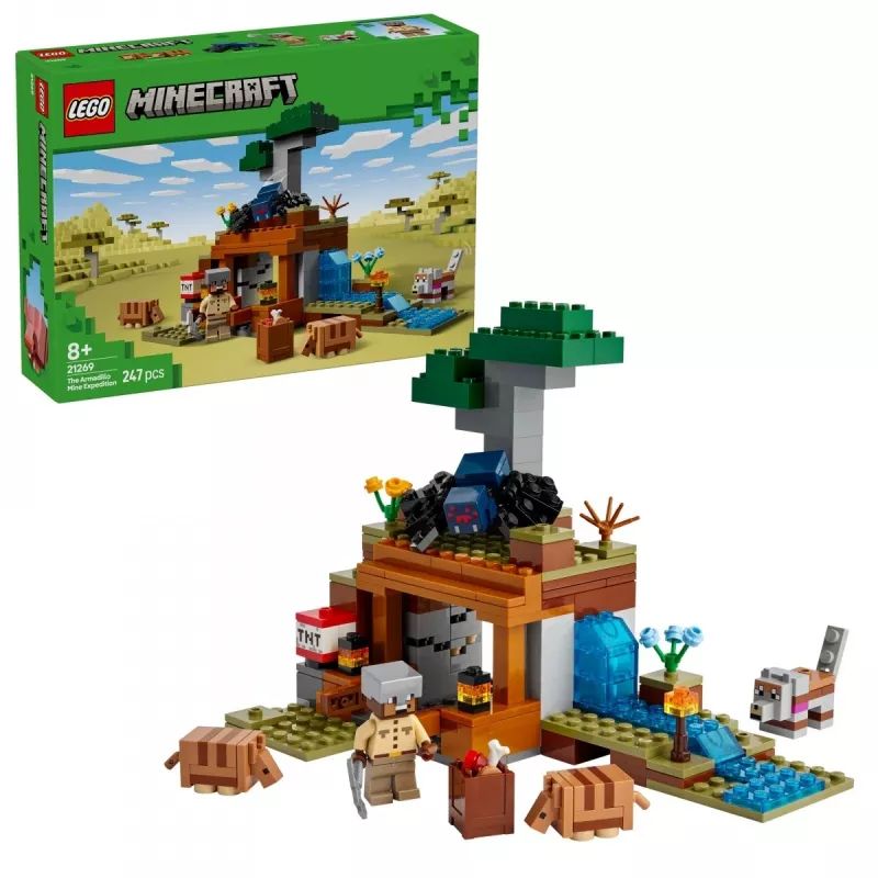 LEGO MINECRAFT 21269 Das Gürteltier-Minen-Expedition