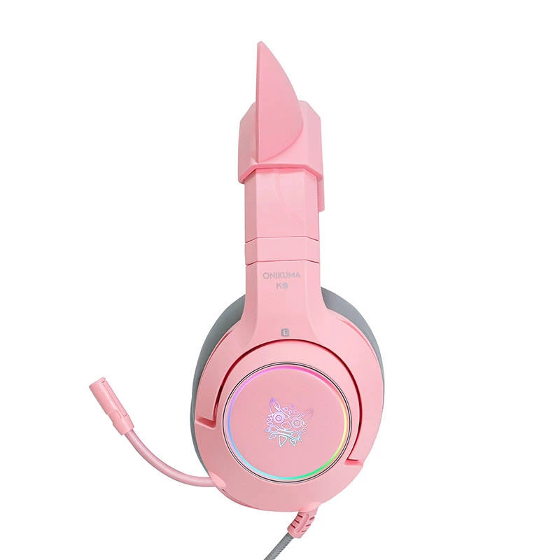 Headset Onikuma K9 Pink RGB Gaming-Headset