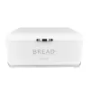 Brotkasten Maestro MR1677-AR-W – rechteckig Edelstahl, weiß, 340×220×160 mm