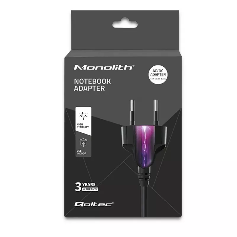 Qoltec 51027 Ladegerät | 65W | 5-20,3V | 2-3,25A | USB Typ C | PD