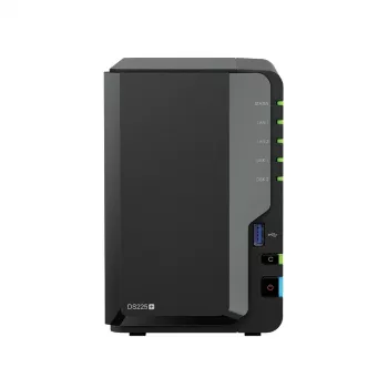 Synology DS225+ 2 Bay NAS Desktop Intel® Celeron® J4125 2 GB DDR4 Synology DSM Schwarz – nur Synology HDD