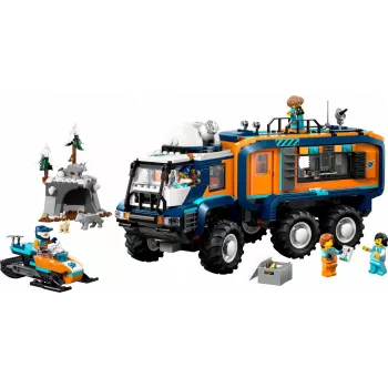 LEGO City Arktis-Expeditions-LKW 60471 – 1064-teiliges Spielset mit 4 Minifiguren, mobiles Labor, für Kinder ab 8 Jahren