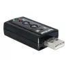 DeLOCK USB Sound Adapter 7.1 - Soundkarte - Stereo - USB (61645)