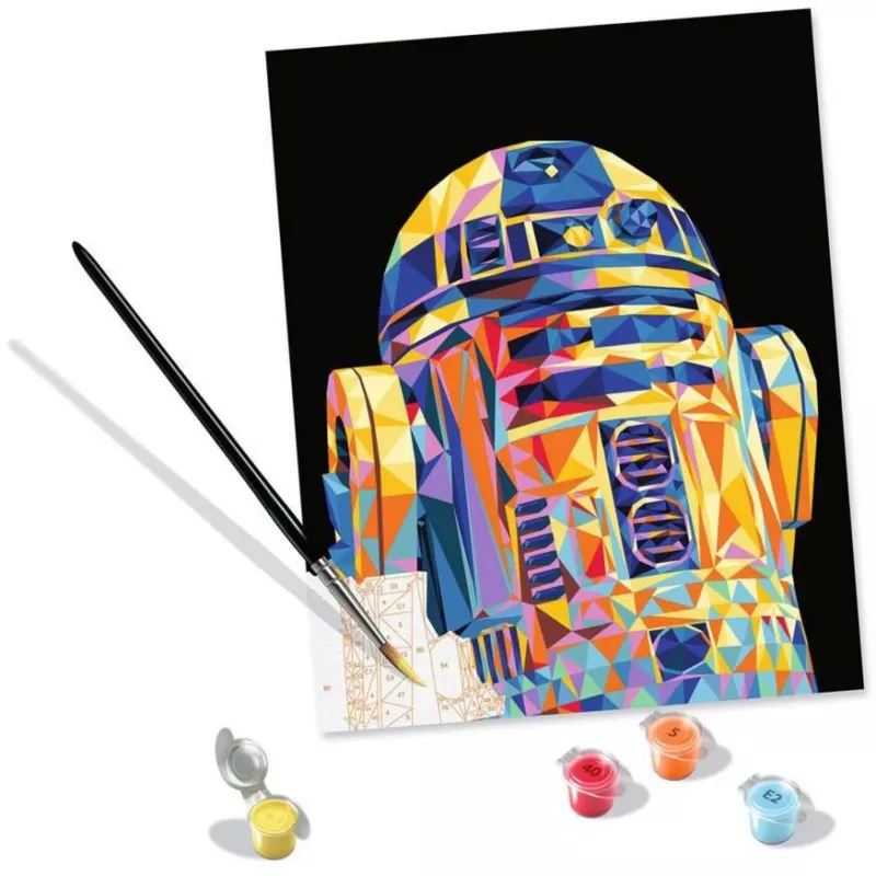 Malset Ravensburger CreArt Star Wars R2‑D2 – Malen-nach-Zahlen-Set