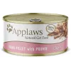 Applaws Natural Cat Food Katzennassfutter mit Thunfischfilet und Garnelen, 156 g