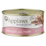 Nassfutter für Katzen Applaws Thunfischfilet mit Garnele 156 g Beutel — ausgewachsene Katze, 156 g, 81 % Feuchtigkeit, 14 % Protein