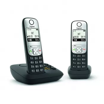 Schnurloses Telefon Gigaset A690 A Duo schwarz