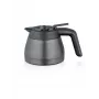 Kanne für Severin-Kaffeemaschinen, Modell TK 5571 — 1,1 L, gebürsteter Stahl/Schwarz, 220×165×135 mm