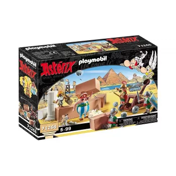 Playmobil 71268 Asterix: Edifis und die Schlacht um den Palast funktionierendes Katapult der Römer Sammlung Spielfiguren Spaß fantasievolles Rollenspiel