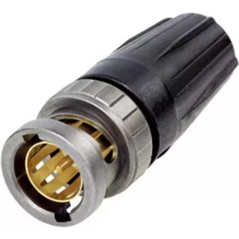 Neutrik BNC-Stecker, gerade, 75 Ω, 1 Stück (NBNC75BLP9X)