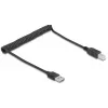USB-Kabel DeLOCK 90130 USB 2.0 0,8 m Schwarz