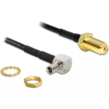 Koaxialkabel DeLOCK 88487 TS-9 SMA 1,45m Schwarz