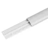 Aluminium-Kabelabdeckleiste MACLEAN MC-814 S, silber – Aufputz-Kabelkanal