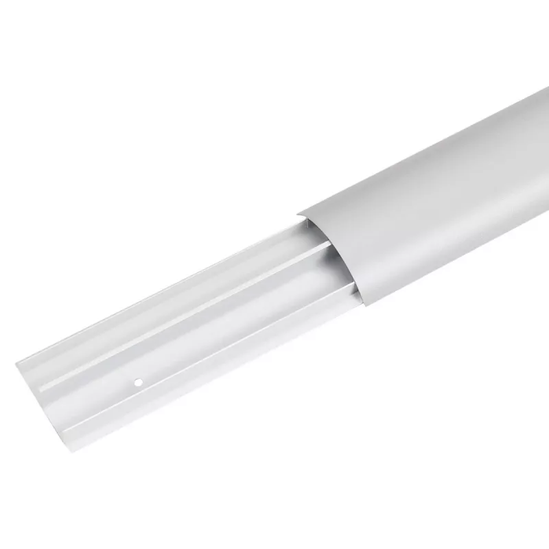 Aluminium-Kabelabdeckleiste MACLEAN MC-814 S, silber – Aufputz-Kabelkanal