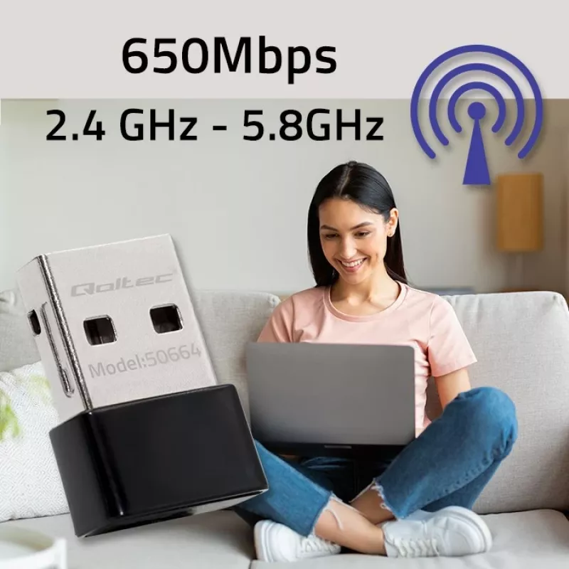 Ultra-schneller drahtloser Mini-USB-WLAN-Adapter