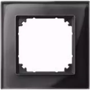 Merten 1-fach Rahmen System M, M-Plan Schwarz 489103 (489103)