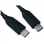 Origin Storage USB 3.1 Typ C (M) auf Typ C (M) Kabel, Schwarz