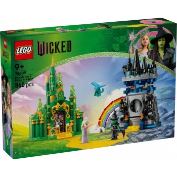LEGO Bauset Wicked 75689 — Smaragdstadt und Kiamo Ko Schloss Spielset
