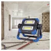 Arbeitsleuchte RealPower 463617 Flutlicht, LED 10 W, 2 Leuchtmittel, Batterie AA, IPX2, schwarz