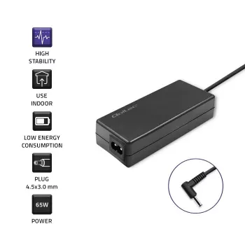 Netzteil QOLTEC 65W 19V 3,42A für Laptops und kompatible Geräte