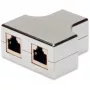 Netzwerkkabel Digitus CAT 5e RJ45 Modular-Kuppler geschirmt Grau